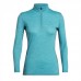 BLUZA AMPLIFY LS HALF ZIP WOMEN