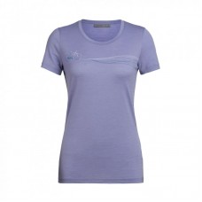 TRICOU TECH LITE SS CREWE CADENCE PATHS WOMEN