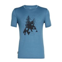 TRICOU TECH LITE SS CREWE EVERGREEN GEO