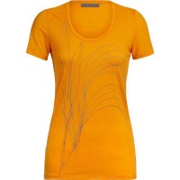 TRICOU TECH LITE SS CREWE SCOOP LEAF WOMEN