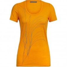 TRICOU TECH LITE SS CREWE SCOOP LEAF WOMEN