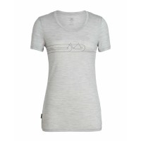 TRICOU TECH LITE SS LOW CREWE CADENCE PULSE WOMEN