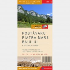 HARTA MUNTII POSTAVARU-PIATRA MARE-BAIULUI